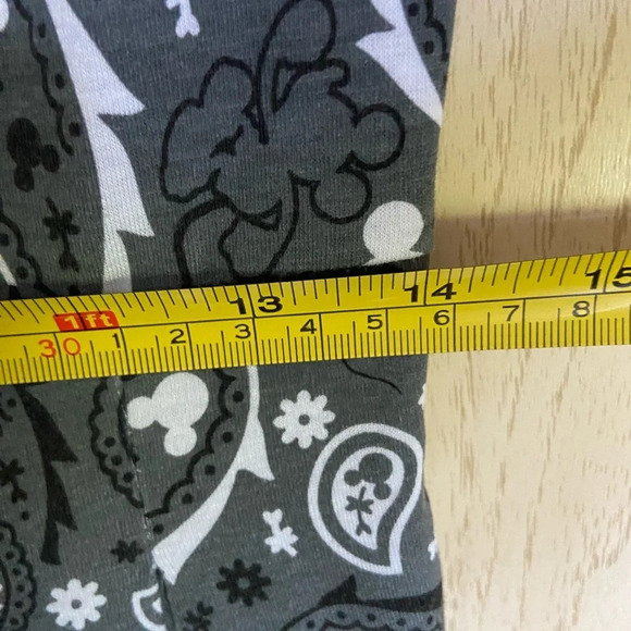 Disney Pants Jumpsuit Romper One Piece Subtle Mickey Mouse Sz Small - Picture 10 of 14